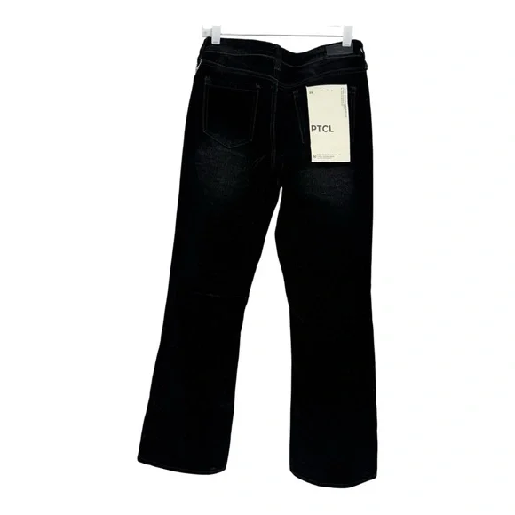 Black Flared Women Jeans - Picture 2 of 8
